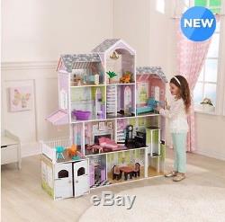 KidKraft Grand Estate Dollhouse + 26 Pieces of Furniture (3+ Years)