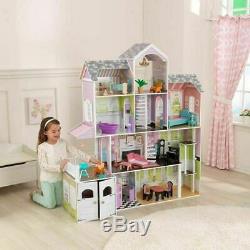 KidKraft Grand Estate Wooden Girls Dollhouse 26 Pieces of Furniture Ages 3+ 2019
