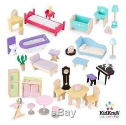 KidKraft Majestic Mansion Dollhouse Wood Doll House with Furniture Play Set