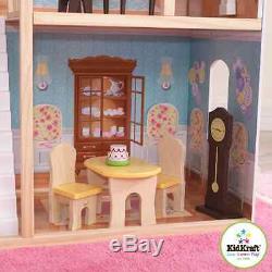 KidKraft Majestic Mansion Dollhouse Wood Doll House with Furniture Play Set
