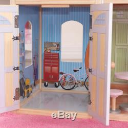 KidKraft Majestic Mansion Pretend Play Wooden Dollhouse with Furniture 65252