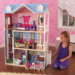 KidKraft My Dreamy Wooden Dollhouse with 14 Pieces Furniture
