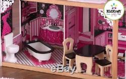 Kidkraft Amelia Dollhouse, Wooden House with Lift fits Barbie dolls. New boxed