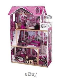 Kidkraft Amelia Dollhouse Wooden House with Lift fits Barbie sized Dolls BNIB