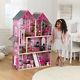 Kidkraft Bella Wooden Kids Dollhouse Dolls House + Furniture Barbie Doll