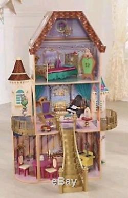 Kidkraft Disney Princess Belle Enchanted Dollhouse Fits Barbie Sized Dolls