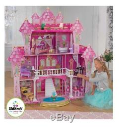 Kidkraft Far Far Away Wooden Kids Girls Dollhouse Furniture Fits Barbie Bnib