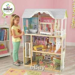 Kidkraft Kaylee Dollhouse Girls Wooden Doll House Fits Barbie Dolls FREE UK