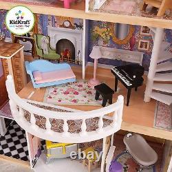 Kidkraft Magnolia Mansion Wooden Dollhouse with Lift fits Barbie Dolls