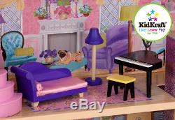 Kidkraft My Dream Mansion, Wooden Dollhouse with Lift fits Barbie