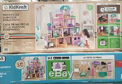 Kidkraft Rosewood Mansion Large Wooden Dollhouse Girls Kids Play Dolls House