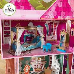Kidkraft Storybook Mansion, Wooden Dollhouse for Barbie Sized Dolls