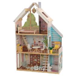 Kidkraft Zoey Large Wooden Dollhouse Girls Kids Play Dolls House Present New