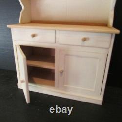 Kitchen Dresser WOODEN PAINTED Doll House Miniature 1/12th scale