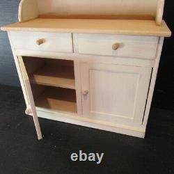 Kitchen Dresser WOODEN PAINTED Doll House Miniature 1/12th scale