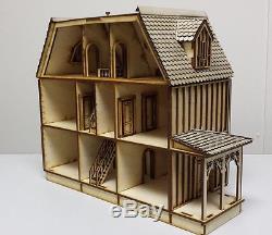 Kristiana Tudor 148 scale dollhouse Kit With shingles included