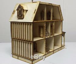 Kristiana Tudor 148 scale dollhouse Kit Without shingles