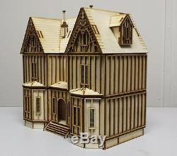 Kristiana Tudor 148 scale dollhouse Kit Without shingles