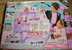 L. O. L LOL Surprise Chalet Winter Disco Doll House Distress Packaging-New inside