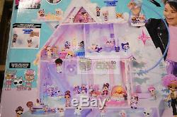 L. O. L LOL Surprise Chalet Winter Disco Doll House Distress Packaging-New inside