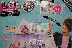 L. O. L LOL Surprise Chalet Winter Disco Doll House Distress Packaging-New inside