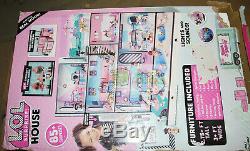 L. O. L LOL Surprise House Wood Dollhouse (Distress Packaging-New inside)