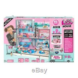 L. O. L. Surprise! House LOL Dolls Huge Brand New 85+ Accesories Play Toy Mansion