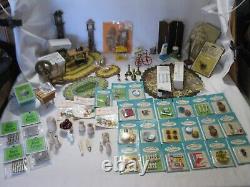 LARGE LOT DOLL HOUSE FURNITURE & MINIATURE ACCESSORIES SOME SEALED & With BOXES