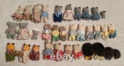 LARGE LOT of 33 CALICO CRITTERS- Red Pandas, Monkey, Cats, Rabbits, Koalas ++