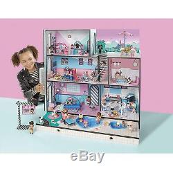 LOL Surprise Doll House With 85+ Surprises Wooden Multi Story Colorful Girls-NEW