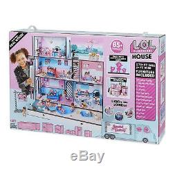 LOL Surprise Doll House With 85+ Surprises Wooden Multi Story Colorful Girls-NEW