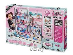 LOL Surprise House with Real Wood Dollhouse Exclusive Family85+ Surprises