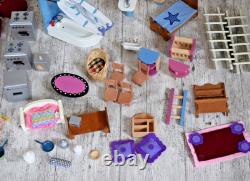 Large Collection Bundle of dolls house furniture miniatures Job Lot