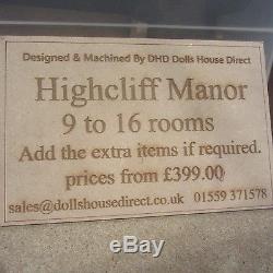 Large Dolls House The Highcliff Manor 44 wide Kit by Dolls House direct