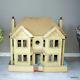 Large Tin Childrens Antique Doll House Mansion