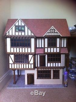 Large Tudor Style Dolls House, Repair Work Needed