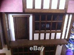 Large Tudor Style Dolls House, Repair Work Needed