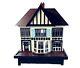 Large Vintage Dolls House On Original Stand With Electrics