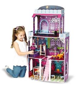Large Wooden Dollhouse Spooky 118x62x28cm Suitable For Monster High Barbie