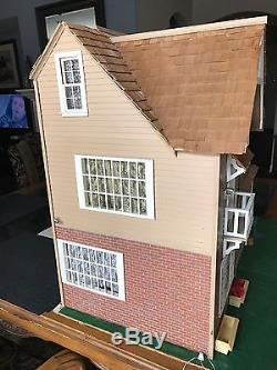 Large doll house hand made Victorian style need TLC