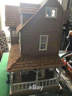 Large doll house hand made Victorian style need TLC