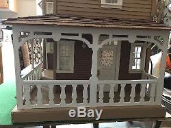 Large doll house hand made Victorian style need TLC