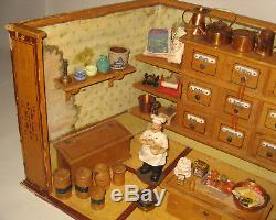 Late 1800's German Doll House Kitchen Playset with Lots of Accessories Amazing