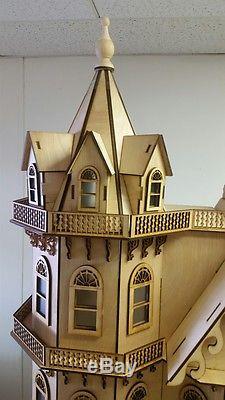 Leon Gothic Victorian Mansion Dollhouse 112 (New for 2015)