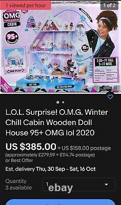 Lol suprise winter disco chalet, doll house