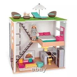 Lori LO37014Z House & Accessories for Mini Trendy Playset. No Doll Included. New