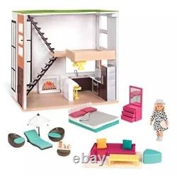 Lori LO37014Z House & Accessories for Mini Trendy Playset. No Doll Included. New