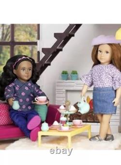 Lori LO37071Z House & Accessories for Mini Trendy Playset with Doll & 3