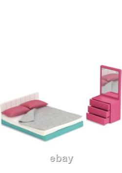 Lori LO37071Z House & Accessories for Mini Trendy Playset with Doll & 3