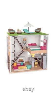 Lori LO37071Z House & Accessories for Mini Trendy Playset with Doll & 3